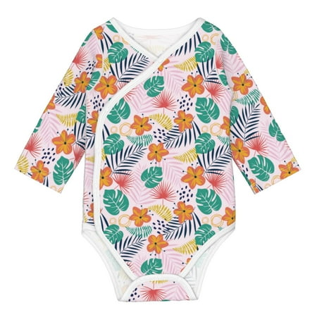 Matuu Tropical Plants for Baby Long-Sleeve Bodysuit Soft Cotton Comfortable and Breathable Perfect for Newborns and Infants
Matuu Tropical Plants for Baby Long-Sleeve Bodysuit Soft Cotton Comfortable and Breathable Perfect for Newborns and Infants