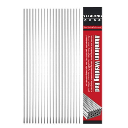 Yungwalm Aluminum Welding Rods 30pcs / 50pcs Universal Low Temperature Aluminum Welding Rods 1.6 / 2mm 13 inch Low Temperature Aluminum Flux Cored Welding Rod No Need Solder Powder supple
Yungwalm Aluminum Welding Rods 30pcs / 50pcs Universal Low Temperature Aluminum Welding Rods 1.6 / 2mm 13 inch Low Temperature Aluminum Flux Cored Welding Rod No Need Solder Powder supple