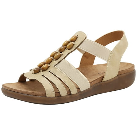 KaLI_store Sandals for Women Dressy Summer Womens Sandals Shoes Comfort Walking with Non Slip on Casual Summer Beach Shoes Dress Ankle Elastic Jeweled Bohemian Flats Beige
KaLI_store Sandals for Women Dressy Summer Womens Sandals Shoes Comfort Walking with Non Slip on Casual Summer Beach Shoes Dress Ankle Elastic Jeweled Bohemian Flats Beige