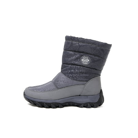 Harsuny Womens Sports Lightweight Winter Warm Shoes Comfort Wedge Snow Boots Casual Non-slip Zip Up Plush Lined Booties Grey 5
Harsuny Womens Sports Lightweight Winter Warm Shoes Comfort Wedge Snow Boots Casual Non-slip Zip Up Plush Lined Booties Grey 5