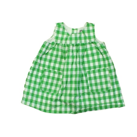 Pre-owned Gap Girls Green | White | Checks Dress size: 3-6 Months 
Pre-owned Gap Girls Green | White | Checks Dress size: 3-6 Months