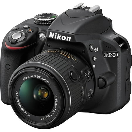 Nikon D3300 Digital SLR Camera & 18-55mm VR DX II AF-S Lens (Black) - Factory Refurbished includes Full 1 Year Warranty Nikon D3300 Digital SLR Camera & 18-55mm VR DX II AF-S Lens (Black) - Factory Refurbished includes Full 1 Year Warranty