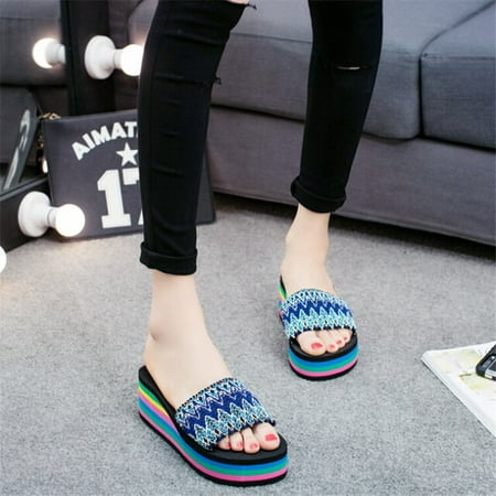 2021 Summer Women Sandal Slippers Platform Bath Slippers Wedge Beach Flip Flops High Heel Slippers Beach Slide Shoes
2021 Summer Women Sandal Slippers Platform Bath Slippers Wedge Beach Flip Flops High Heel Slippers Beach Slide Shoes