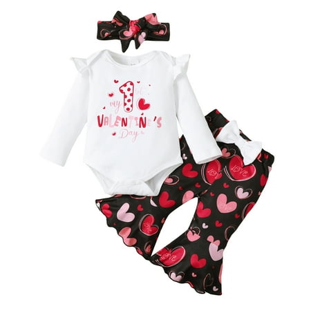 Emmababy Baby Girls Valentine s Day Jumpsuits Set with Romper Pants and Headband
Emmababy Baby Girls Valentine s Day Jumpsuits Set with Romper Pants and Headband