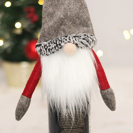 HANXIULIN Christmas Red Bottle Cap Knit Hat Forest Old Man Christmas Bottle Cover Christmas Bottle Bag For Christmas Party Decoration
HANXIULIN Christmas Red Bottle Cap Knit Hat Forest Old Man Christmas Bottle Cover Christmas Bottle Bag For Christmas Party Decoration