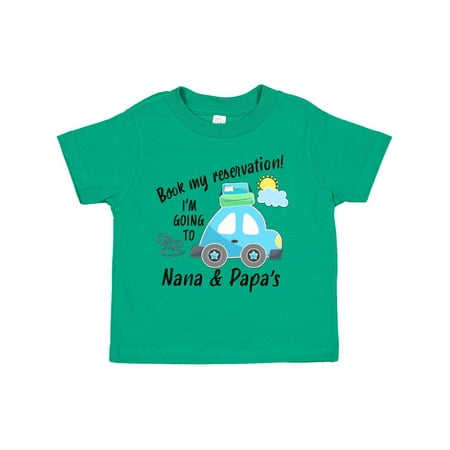 Inktastic Book My Reservation! I m Going to Nana and Papa s Gift Toddler Boy or Toddler Girl T-Shirt
Inktastic Book My Reservation! I m Going to Nana and Papa s Gift Toddler Boy or Toddler Girl T-Shirt