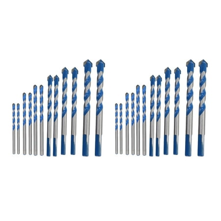 24 Pcs Masonry Drill Bits Set 3mm to 12mm Carbide Twist Tips for WALL BRICK CEMENT CONCRETE GLASS WOOD)
24 Pcs Masonry Drill Bits Set 3mm to 12mm Carbide Twist Tips for WALL BRICK CEMENT CONCRETE GLASS WOOD)