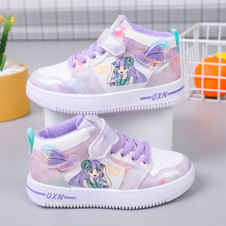 Girls Casual Cute Cartoon Sneakers With Laser Reflective Decoration For Outdoor Sports
Girls Casual Cute Cartoon Sneakers With Laser Reflective Decoration For Outdoor Sports