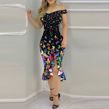 WANYNG summer dresses for women 2022 Women s Summer Fashion Off Shoulder V Neck Slim Side Slit Elastic Shapewear Long Dresses Black XL
WANYNG summer dresses for women 2022 Women s Summer Fashion Off Shoulder V Neck Slim Side Slit Elastic Shapewear Long Dresses Black XL
