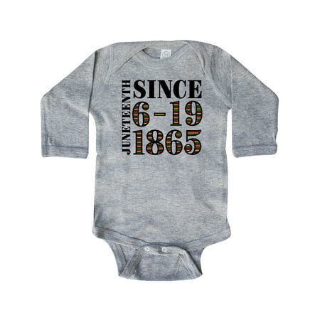 Inktastic Juneteenth Since 6-19-1865 Gift Baby Boy or Baby Girl Long Sleeve Bodysuit
Inktastic Juneteenth Since 6-19-1865 Gift Baby Boy or Baby Girl Long Sleeve Bodysuit