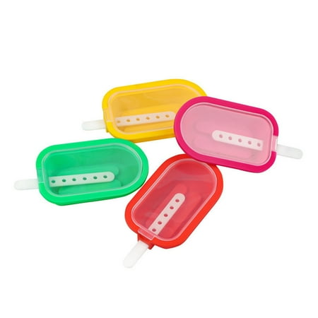 4PCS Silicone Ice Cream Molds With Lid Sticks For Popsicle Ice Cream DIY Froze moulds silicone resin moulds fondant molds
4PCS Silicone Ice Cream Molds With Lid Sticks For Popsicle Ice Cream DIY Froze moulds silicone resin moulds fondant molds