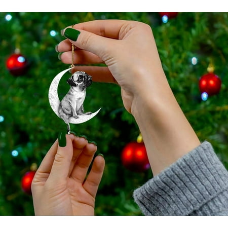 Clearance Christmas Dog Sitting On The Moon Creative Pendant Decoration
Clearance Christmas Dog Sitting On The Moon Creative Pendant Decoration