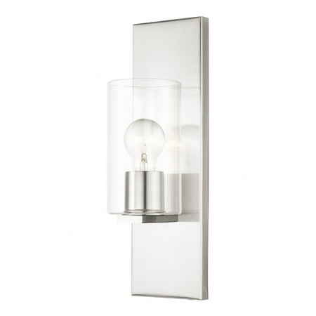 1 Light Wall Sconce in Contemporary Style 4.5 inches Wide By 15 inches High-Brushed Nickel Finish Bailey Street Home 218-Bel-4188868
1 Light Wall Sconce in Contemporary Style 4.5 inches Wide By 15 inches High-Brushed Nickel Finish Bailey Street Home 218-Bel-4188868