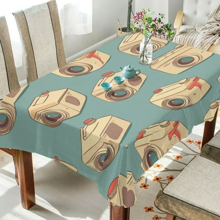 WOBOGO Cartoon Camera Pattern Square Tablecloth 54×54in Polyester Fabric Tablecloth Washable Dust Resistant Wrinkle Resistant
WOBOGO Cartoon Camera Pattern Square Tablecloth 54×54in Polyester Fabric Tablecloth Washable Dust Resistant Wrinkle Resistant