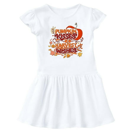 Inktastic Pumpkin Kisses Gift Baby Girl Dress