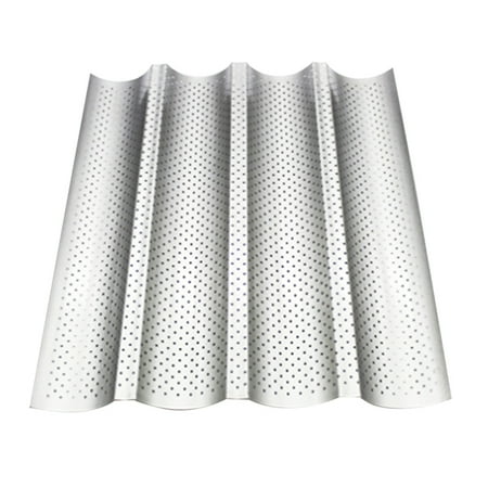 VEAREAR Baguette Pan 2/3/4 Grooved Nonstick Perforated French Bread Baguette Bake Mold Baking Pan
VEAREAR Baguette Pan 2/3/4 Grooved Nonstick Perforated French Bread Baguette Bake Mold Baking Pan