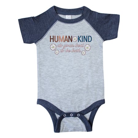 Inktastic Human Kind do Your Best to be Both Gift Baby Boy or Baby Girl Bodysuit 
Inktastic Human Kind do Your Best to be Both Gift Baby Boy or Baby Girl Bodysuit