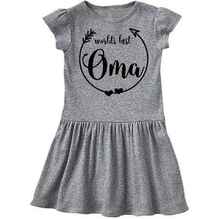 Inktastic World s Best Oma Gift Toddler Girl Dress
