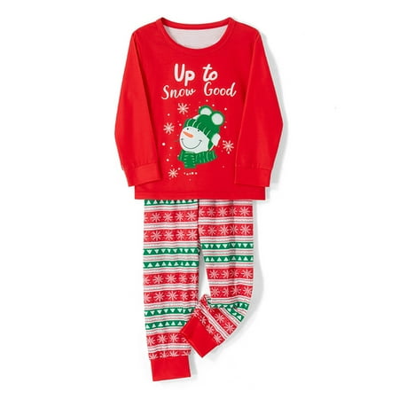 Ma&Baby Family Matching Christmas Pajamas Cartoon Snowman Print Tops with Snowflake Trousers Sleepwear Pjs
Ma&Baby Family Matching Christmas Pajamas Cartoon Snowman Print Tops with Snowflake Trousers Sleepwear Pjs