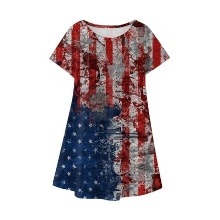 MIASHUI Girls Short Sleeve Dress Casual Soft Party Princess Dress Independence Day Colthing
MIASHUI Girls Short Sleeve Dress Casual Soft Party Princess Dress Independence Day Colthing
