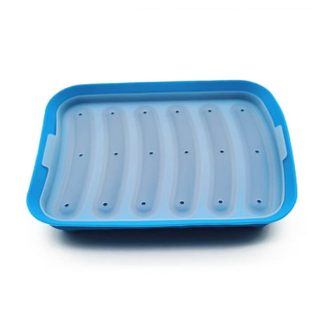 DIY homemade Sausage Hot Dog Mold lce Cube Mould 6-Cavity Easy to Clean and Use for Baking Chocolate Cake Bread Candy
DIY homemade Sausage Hot Dog Mold lce Cube Mould 6-Cavity Easy to Clean and Use for Baking Chocolate Cake Bread Candy