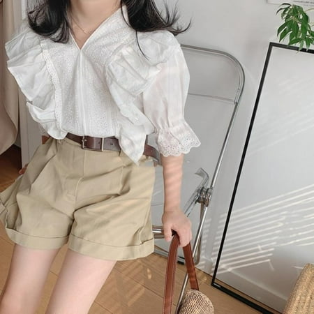 Bullpiano Fashion Girls Clothing Set Summer Kids Girls Lace V-neck Tops+Shorts+Belt 3PCS Outfits 2 4 5 6 7Year Baby Girl Children Clothes
Bullpiano Fashion Girls Clothing Set Summer Kids Girls Lace V-neck Tops+Shorts+Belt 3PCS Outfits 2 4 5 6 7Year Baby Girl Children Clothes