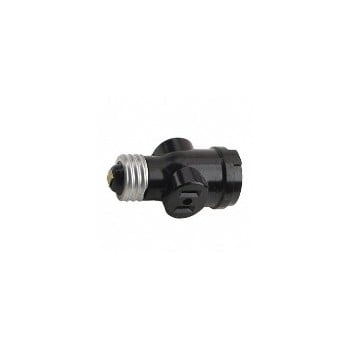 3Pc Leviton Twin Socket Adapter