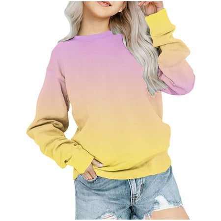 Lovskoo Girls Crewneck Oversized Sweatshirt Kids Long Sleeve Multi-Color Trendy Pullover Tops 1-12 Years Purple
Lovskoo Girls Crewneck Oversized Sweatshirt Kids Long Sleeve Multi-Color Trendy Pullover Tops 1-12 Years Purple