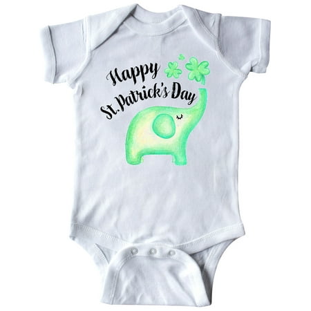 Inktastic Happy St. Patrick s Day- green elephant Gift Baby Boy or Baby Girl Bodysuit
Inktastic Happy St. Patrick s Day- green elephant Gift Baby Boy or Baby Girl Bodysuit