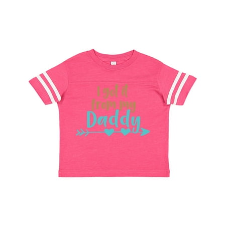 Inktastic I Got It From My Daddy Arrow Hearts - Blue Brown Gift Toddler Boy or Toddler Girl T-Shirt
Inktastic I Got It From My Daddy Arrow Hearts - Blue Brown Gift Toddler Boy or Toddler Girl T-Shirt
