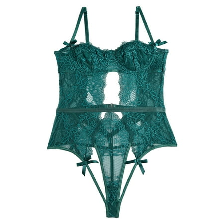 Aayomet Sexy Lingerie for Women Women s Fun Underwear Lace Bow See Through Hollow Out Fun Bodysuit Sleepcoat Green XL
Aayomet Sexy Lingerie for Women Women s Fun Underwear Lace Bow See Through Hollow Out Fun Bodysuit Sleepcoat Green XL