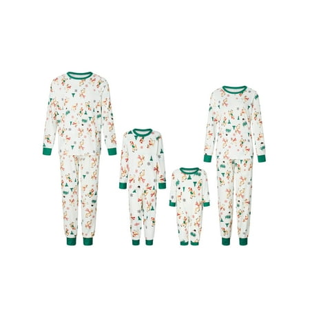 Youweixiong Christmas Parent-child Matching Pajamas Set Elk Snowman Print Long Sleeve Tops and Pants Sleepwear
Youweixiong Christmas Parent-child Matching Pajamas Set Elk Snowman Print Long Sleeve Tops and Pants Sleepwear
