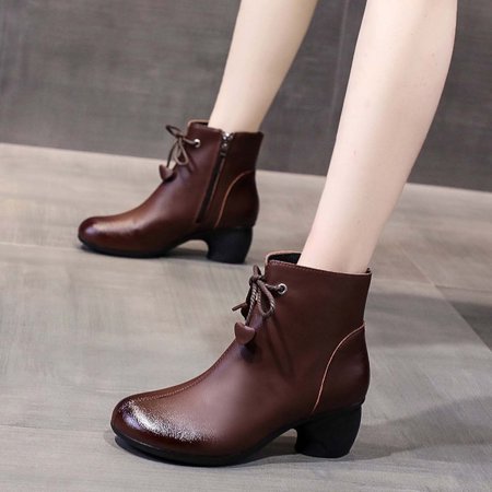 TIANEK Fashion Retro Chunky Heel Middle-Heels Casual Side Zipper Short Duck Boots Women Reduced
TIANEK Fashion Retro Chunky Heel Middle-Heels Casual Side Zipper Short Duck Boots Women Reduced