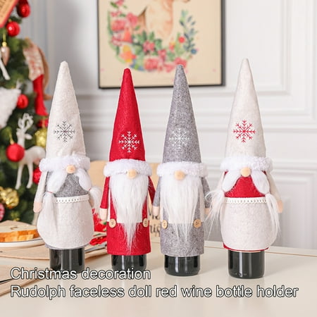 Christmas Wine Bottles Bag Festive Vibrant Color Table Decoration Christmas Parties Holiday Santa Wine Bottle Bags for F
Christmas Wine Bottles Bag Festive Vibrant Color Table Decoration Christmas Parties Holiday Santa Wine Bottle Bags for F