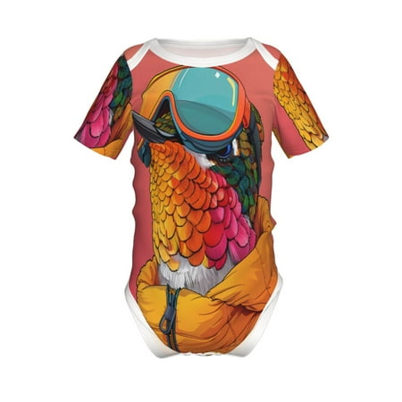Adobk Hip Hummingbird In Jacket Print Baby Climbing Clothes Jumpsuit Rompers Classic Rompers Child Short sleeve Bodysuits-9M
Adobk Hip Hummingbird In Jacket Print Baby Climbing Clothes Jumpsuit Rompers Classic Rompers Child Short sleeve Bodysuits-9M