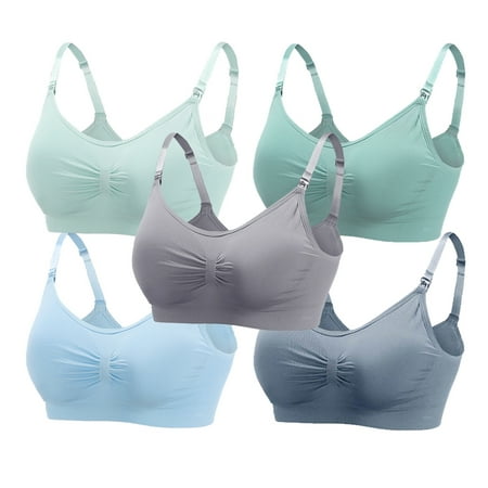 Valcatch 5 Pack Women Wirefree Sleeping Nursing Bra Padded Seamless Maternity Breastfeeding Underwear
Valcatch 5 Pack Women Wirefree Sleeping Nursing Bra Padded Seamless Maternity Breastfeeding Underwear