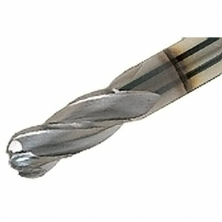 Iscar 1/8 Diam 1/4 LOC 4 Flute Solid Carbide Ball End Mill AlTiN Finish Single End 2-1/4 OAL 1/8 Shank Diam Spiral Flute 
Iscar 1/8 Diam 1/4 LOC 4 Flute Solid Carbide Ball End Mill AlTiN Finish Single End 2-1/4 OAL 1/8 Shank Diam Spiral Flute