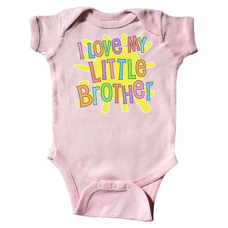 Inktastic I Love my Little Brother- sun and rainbow letters Gift Baby Boy or Baby Girl Bodysuit
Inktastic I Love my Little Brother- sun and rainbow letters Gift Baby Boy or Baby Girl Bodysuit