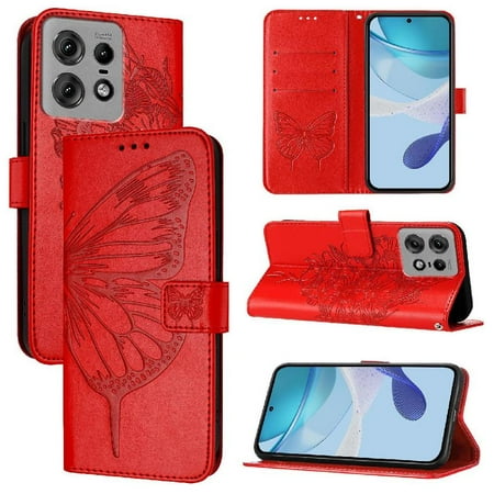 Case for Motorola Edge 50 Pro Premium Leather Embossing Butterfly Magnetic Flip Cover
Case for Motorola Edge 50 Pro Premium Leather Embossing Butterfly Magnetic Flip Cover