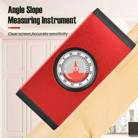 Vxdvou Accurate Multifunctional Angle and Slope Measuring Tool for Woodworking and Construction - Portable Easy-to-Read Display Durable Aluminum Alloy and ABS Construction
Vxdvou Accurate Multifunctional Angle and Slope Measuring Tool for Woodworking and Construction - Portable Easy-to-Read Display Durable Aluminum Alloy and ABS Construction