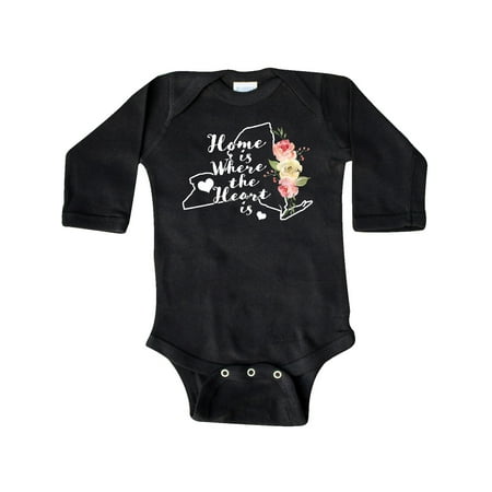 Inktastic New York Home is Where the Heart is with Watercolor Floral Gift Baby Boy or Baby Girl Long Sleeve Bodysuit
Inktastic New York Home is Where the Heart is with Watercolor Floral Gift Baby Boy or Baby Girl Long Sleeve Bodysuit