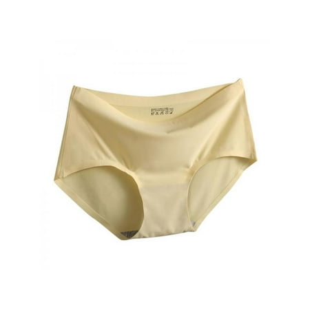 Women s One Piece Seamless Briefs Panties Ice Silk Ultra Thin Comfort Underwear