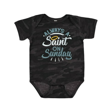 Inktastic Saint on Sunday Gift Baby Boy or Baby Girl Bodysuit