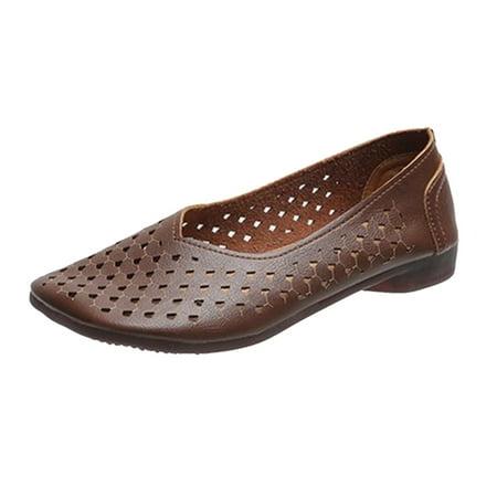 Women Breathable Lace Up Shoes Flats Casual Shoes Unisex Lightweight Work Shoes Sporty Breathable Slip Work Trainers