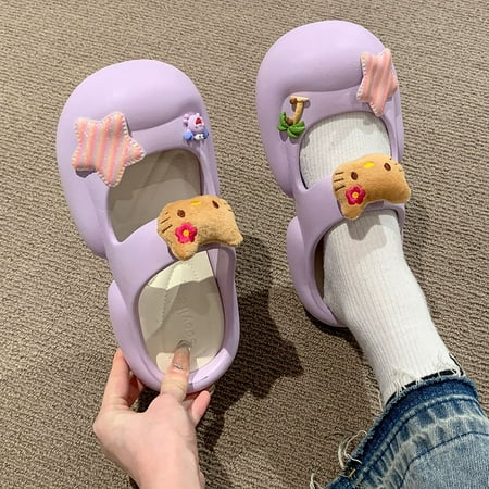 Cute Korean style toe slippers women‘s outdoor wear 2023 Summer new super soft platform non-slip cartoon hole shoes
Cute Korean style toe slippers women‘s outdoor wear 2023 Summer new super soft platform non-slip cartoon hole shoes