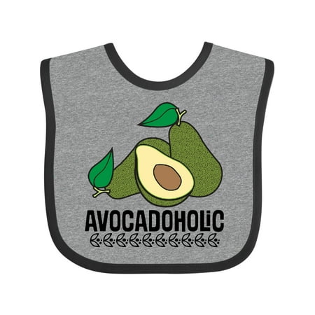 Inktastic Avocado Lover Avocadoholic Gift Baby Boy or Baby Girl Bib