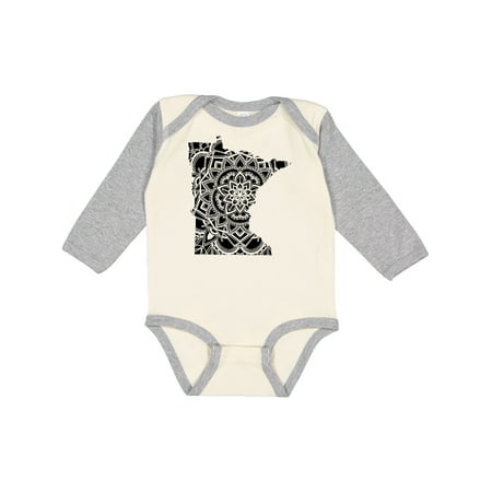 Inktastic Minnesota Silhouette Mandala Boys or Girls Long Sleeve Baby Bodysuit
Inktastic Minnesota Silhouette Mandala Boys or Girls Long Sleeve Baby Bodysuit