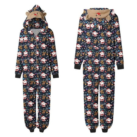 LINMOUA Christmas Hooded Jumpsuit Pajamas Elk Loungewear Outfits Family Xmas Pjs Matching Sets
LINMOUA Christmas Hooded Jumpsuit Pajamas Elk Loungewear Outfits Family Xmas Pjs Matching Sets