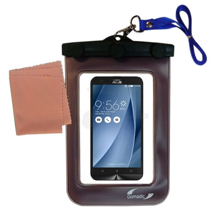Gomadic Clean and Dry Waterproof Protective Case Suitablefor the Asus ZenFone 2 Laser to use Underwater