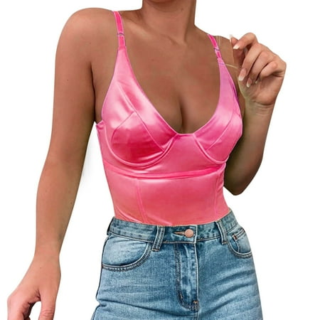 Fancy Jumpsuits For Women Camisole Pure Color Fashion Backless Bodysuit Romper Pink L
Fancy Jumpsuits For Women Camisole Pure Color Fashion Backless Bodysuit Romper Pink L